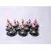Subbuteo Andrew Table Soccer Manchester United 2018-19 away kits on classic Hasbro Bases